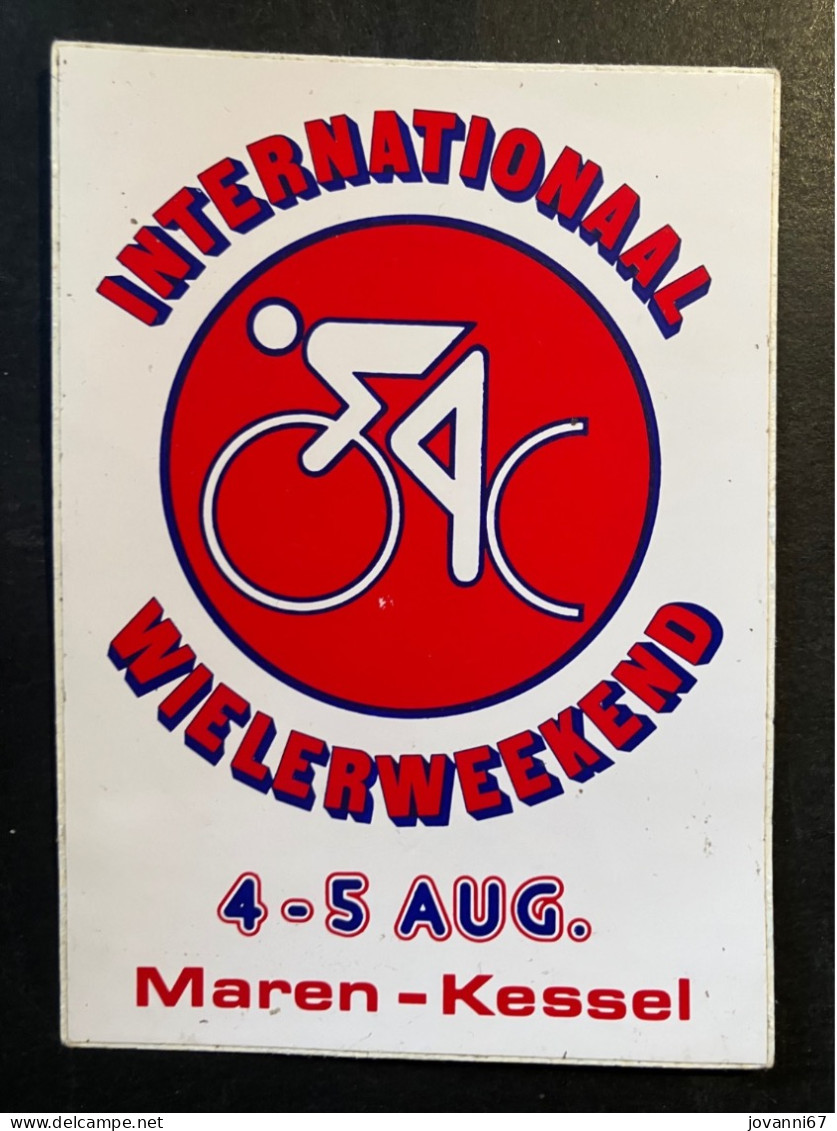 Maren-Kessel -  Sticker - Cyclisme - Ciclismo -wielrennen - Radsport