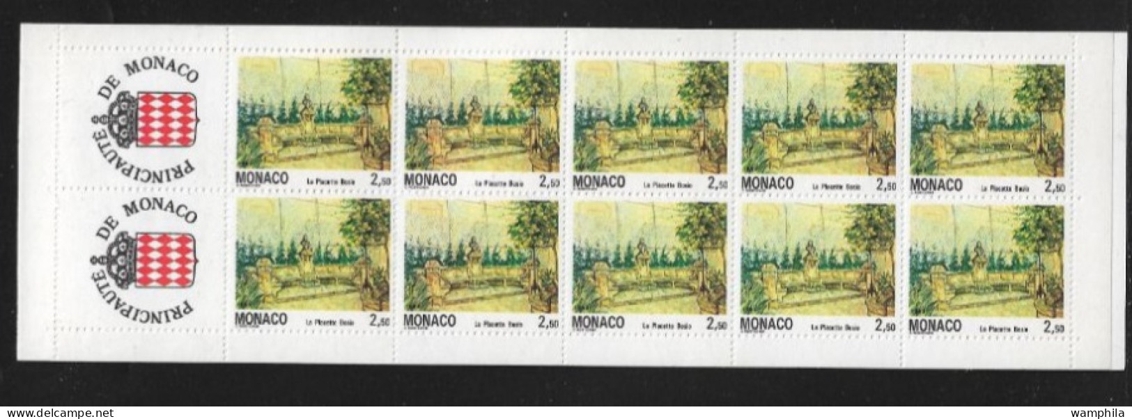 Monaco 1992. Carnet N°8, N°1833 Vues Du Vieux Monaco-ville. - Postzegelboekjes