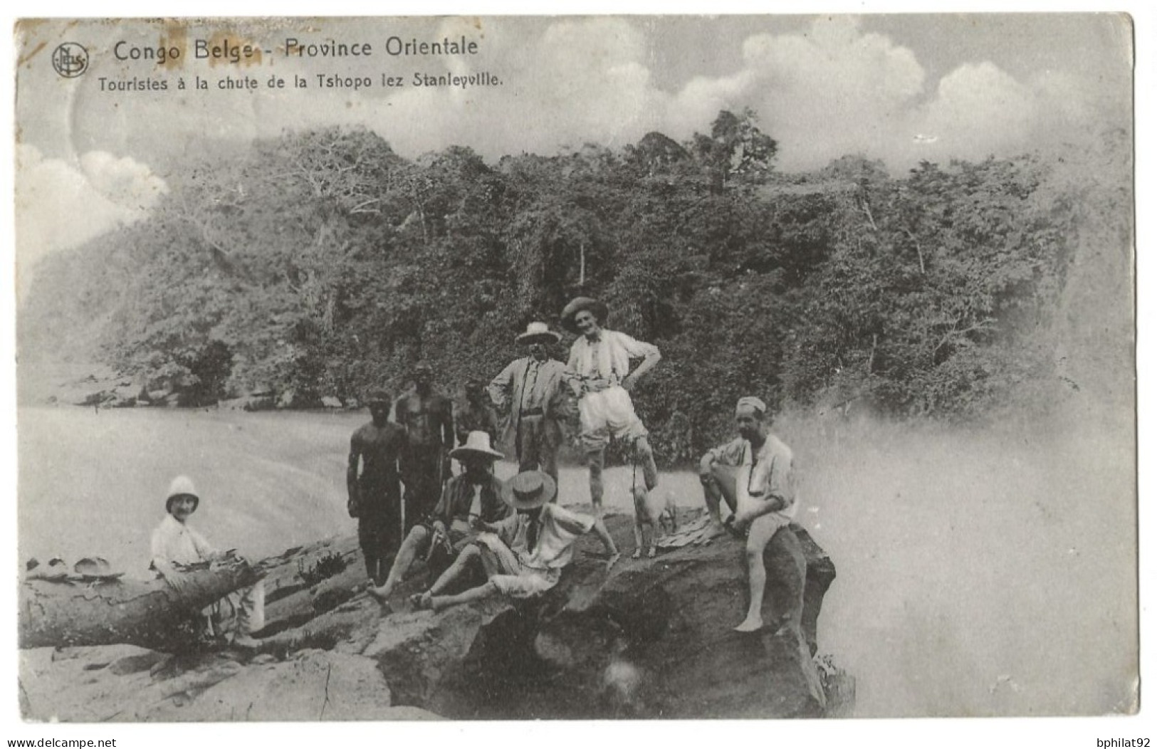 !!! CONGO, CPA DE 1911, DÉPART DU CONGO POUR ANSEREMME. - Briefe U. Dokumente