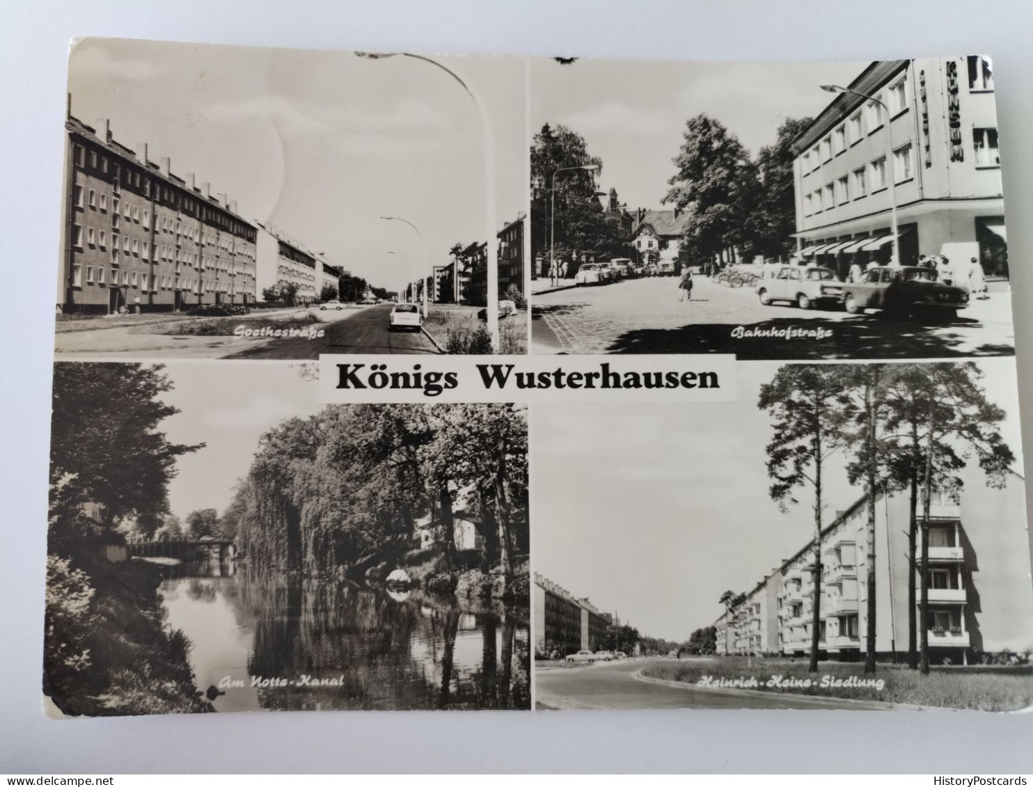 Königs-Wusterhausen, Goethestr., Bahnhofstraße. U. A., 1973 - Koenigs-Wusterhausen