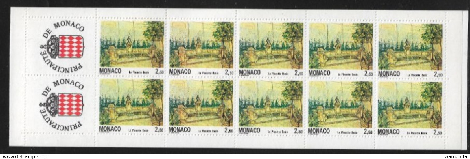 Monaco 1992. Carnet N°8, N°1833 Vues Du Vieux Monaco-ville. - Unused Stamps