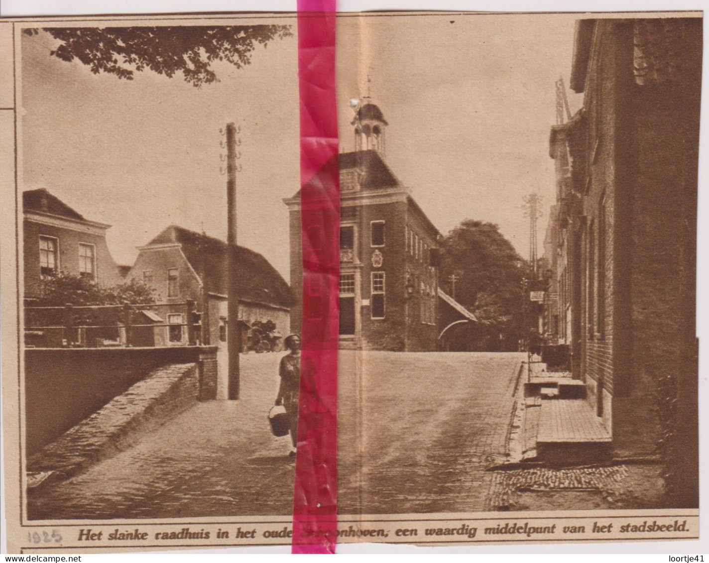 Schoonhoven - Raadhuis - Orig. Knipsel Coupure Tijdschrift Magazine - 1925 - Non Classés