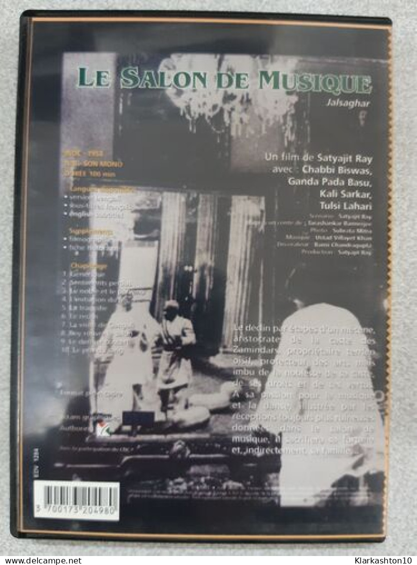 Le Salon De La Musique (Jalsaghar) - DVD - Autres & Non Classés