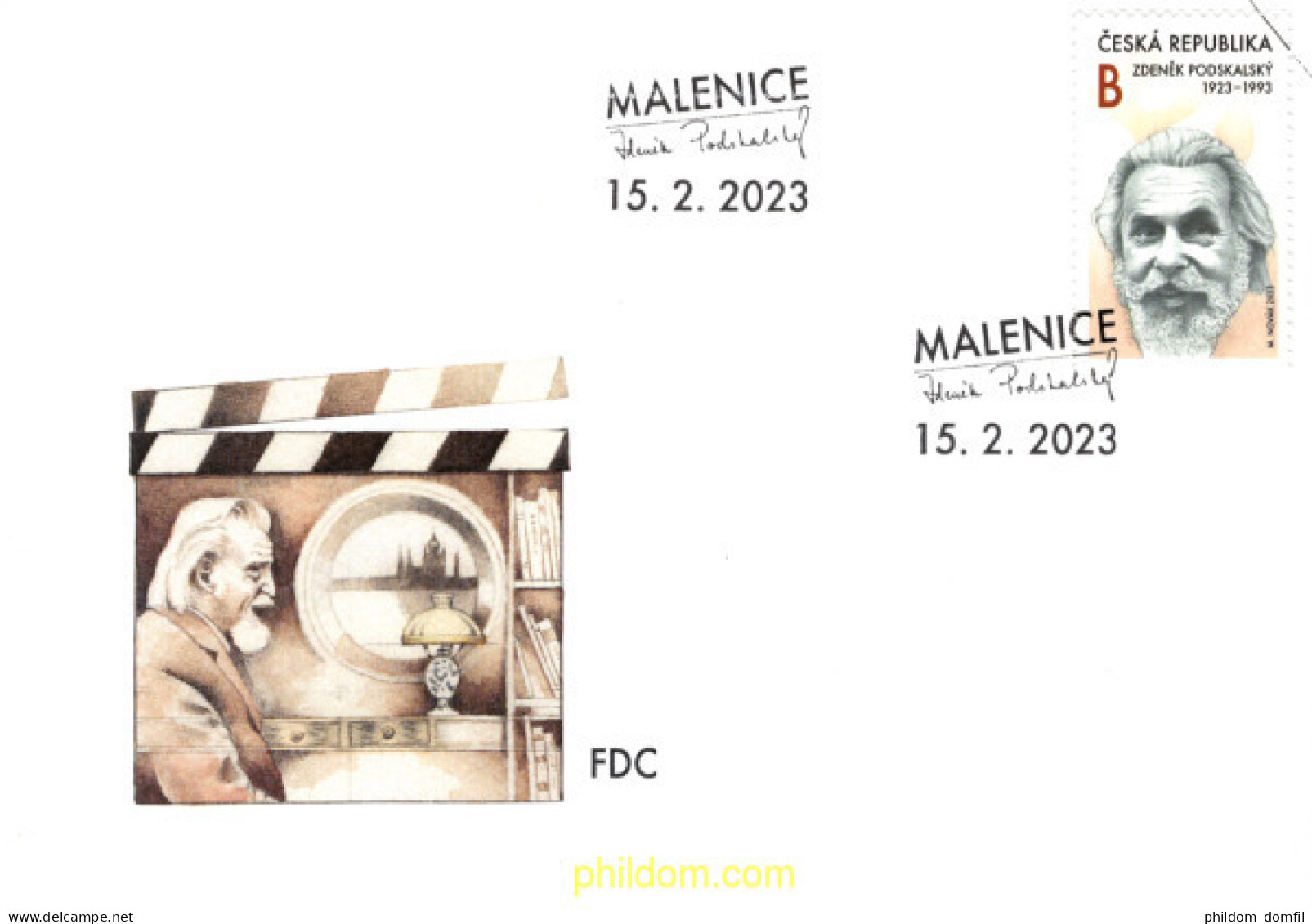 708068 MNH CHEQUIA 2023 ZDENEK PODSKALKY - DIRECTOR DE CINE - Neufs