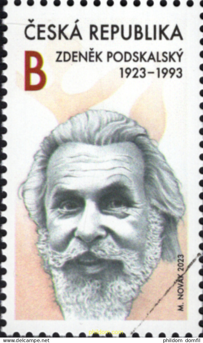 708067 MNH CHEQUIA 2023 ZDENEK PODSKALKY - DIRECTOR DE CINE - Neufs