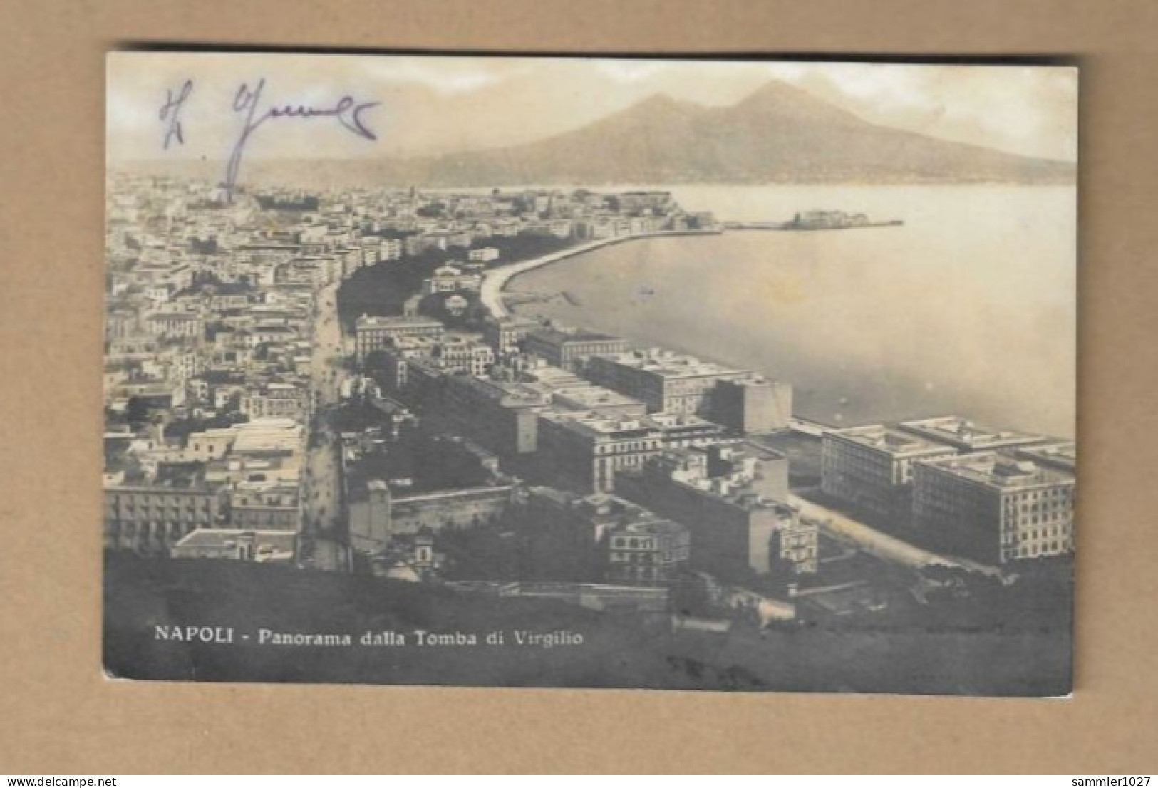 Los Vom 20.05  Ansichtskarte Aus Napoli 1926 - Otros & Sin Clasificación