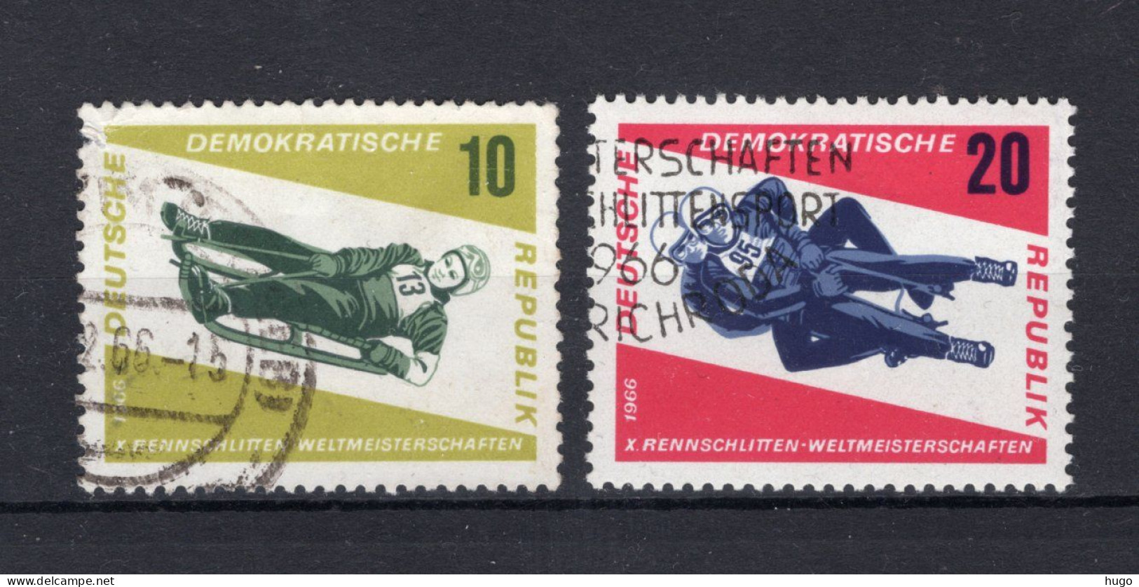 DDR Yt. 853/854° Gestempeld 1966 - Used Stamps