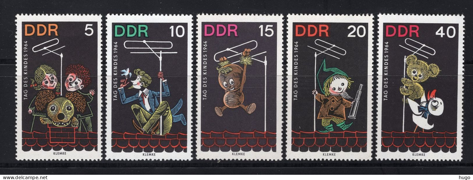 DDR Yt. 728/732 MNH 1964 - Neufs