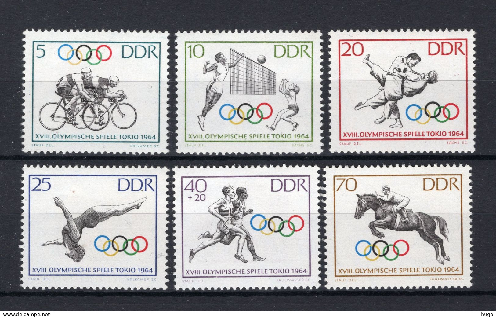 DDR Yt. 736/741 MNH 1964 - Nuevos