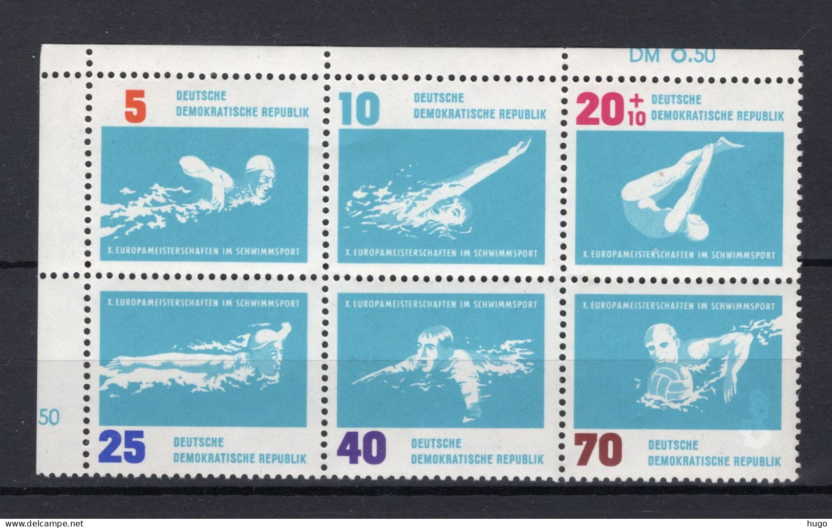 DDR Yt. 620/625 MNH 1962 - Unused Stamps