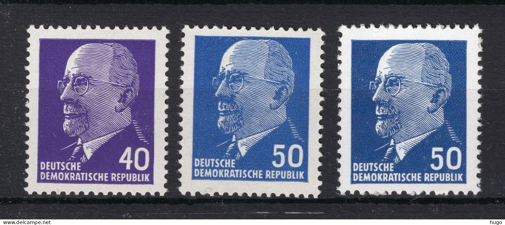 DDR Yt. 564C/564D MNH 1961-1967 - Neufs