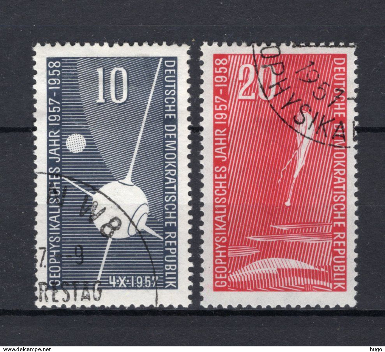 DDR Yt. 326/327° Gestempeld 1958 - Used Stamps