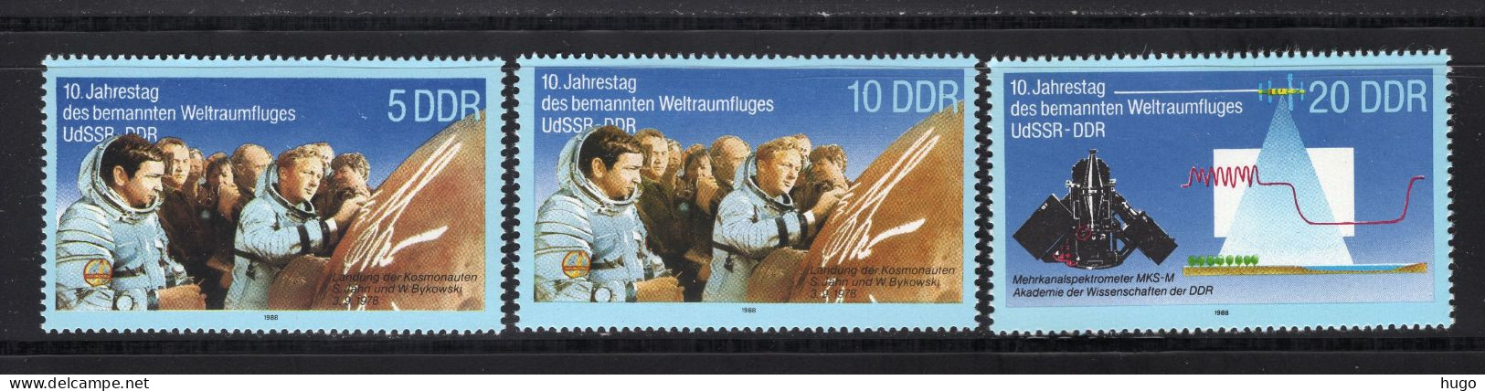 DDR Yt. 2780/2782 MNH 1988 - Neufs