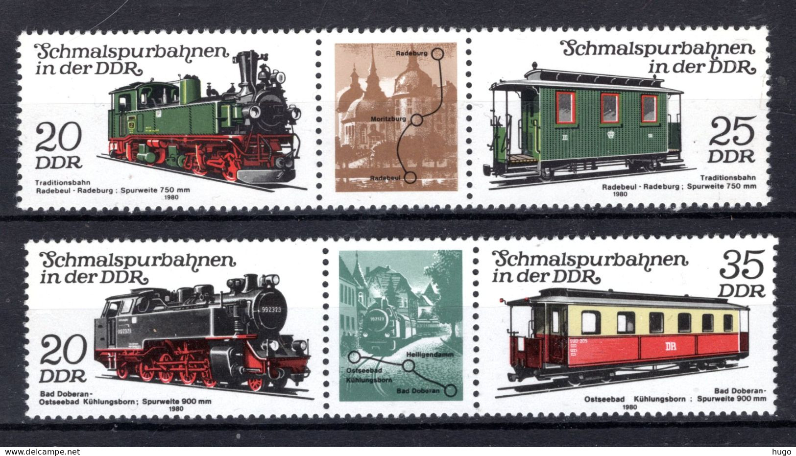 DDR Yt. 2220/2223 MNH 1980 - Neufs