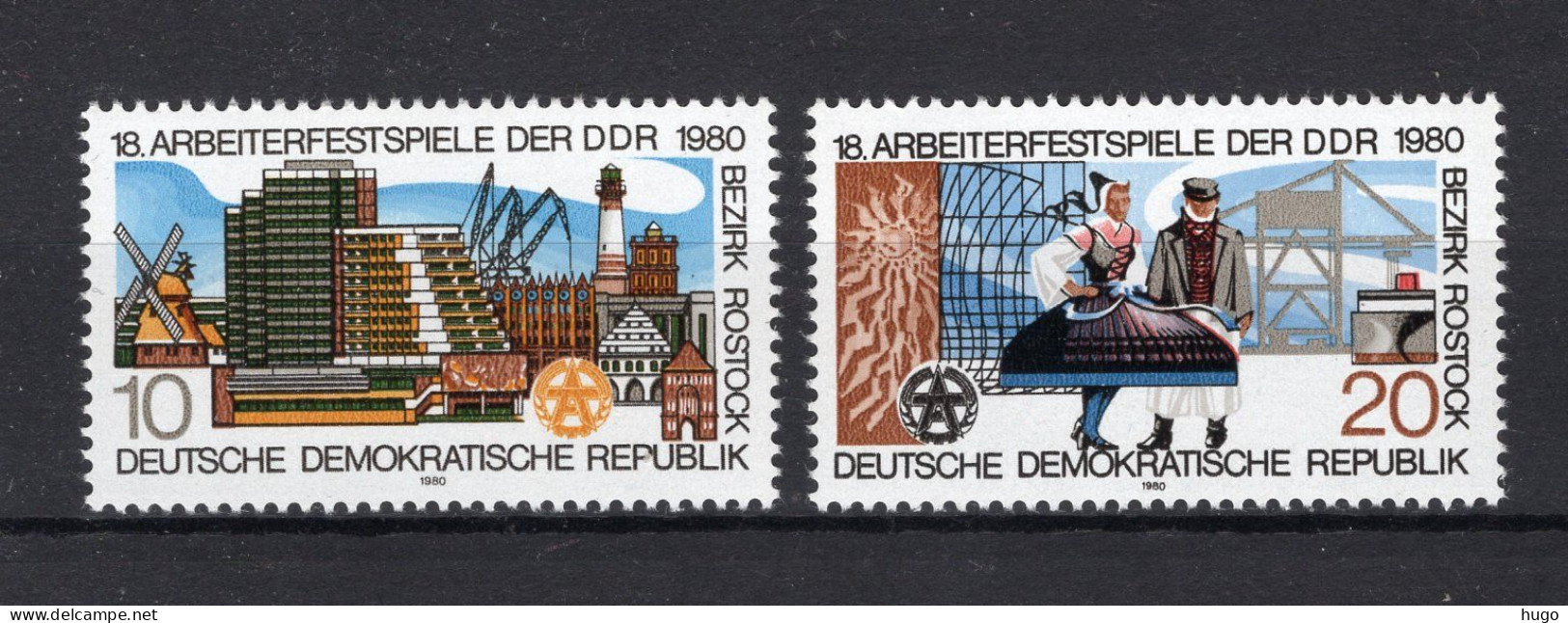 DDR Yt. 2175/2176 MNH 1980 - Unused Stamps