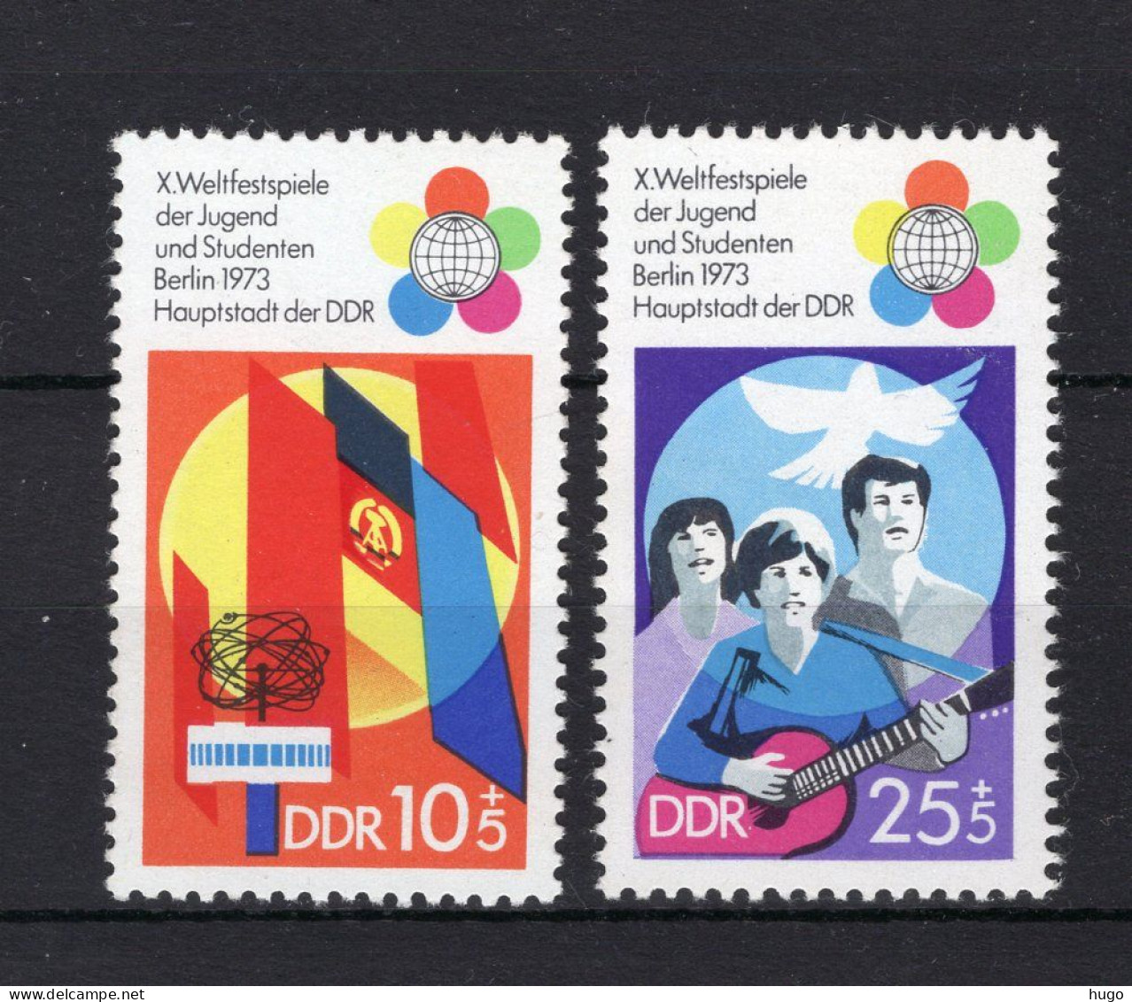 DDR Yt. 1527/1528 MNH 1973 - Unused Stamps