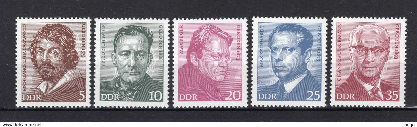 DDR Yt. 1514/1518 MNH 1973 - Nuovi