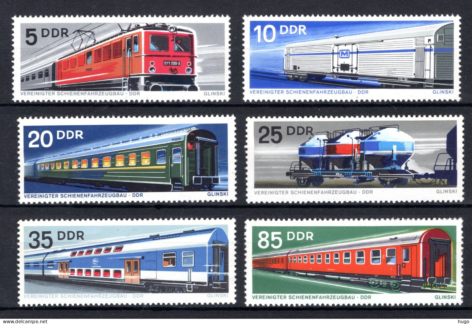 DDR Yt. 1539/1544 MNH 1973 - Ungebraucht