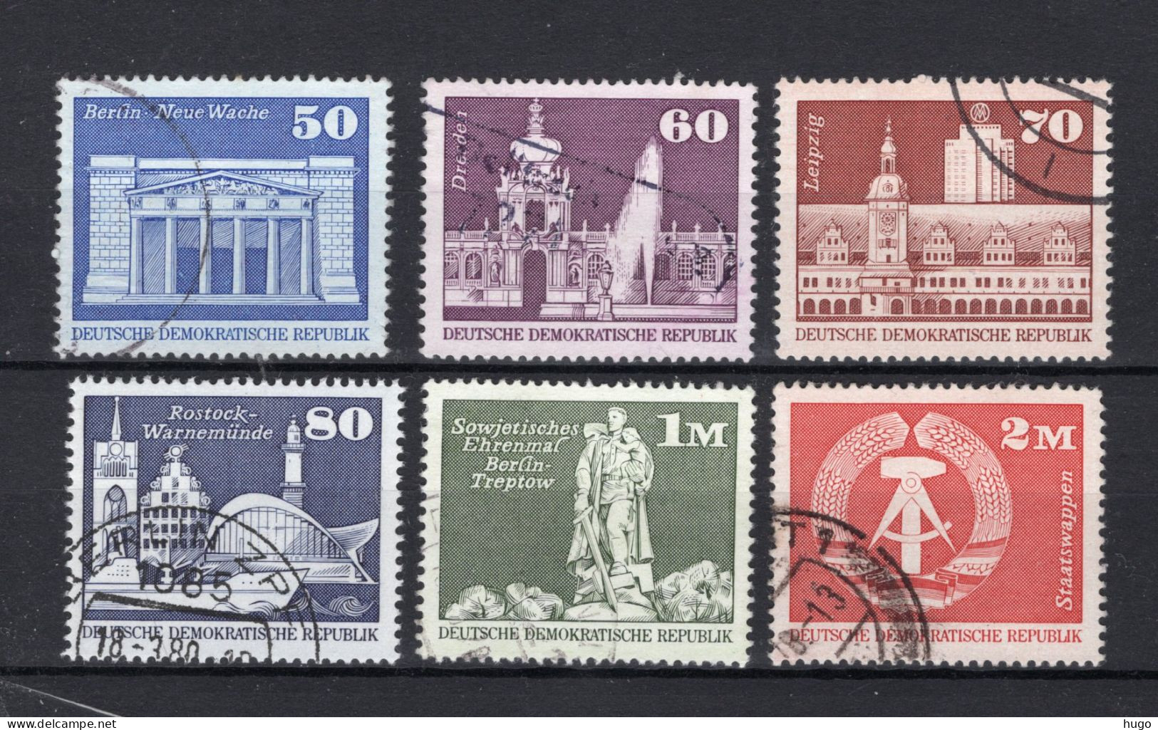 DDR Yt. 1508/1513° Gestempeld 1973-1974 - Used Stamps