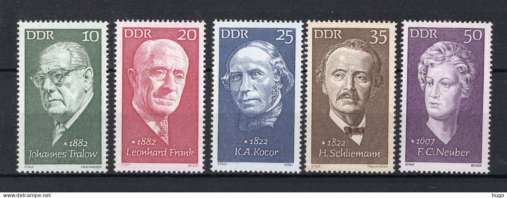 DDR Yt. 1421/1425 MNH 1972 - Unused Stamps
