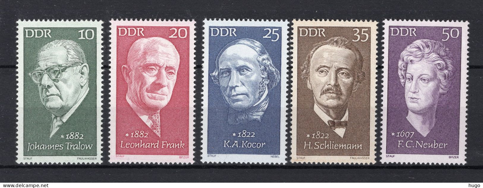 DDR Yt. 1421/1425 MNH 1972 - Nuevos