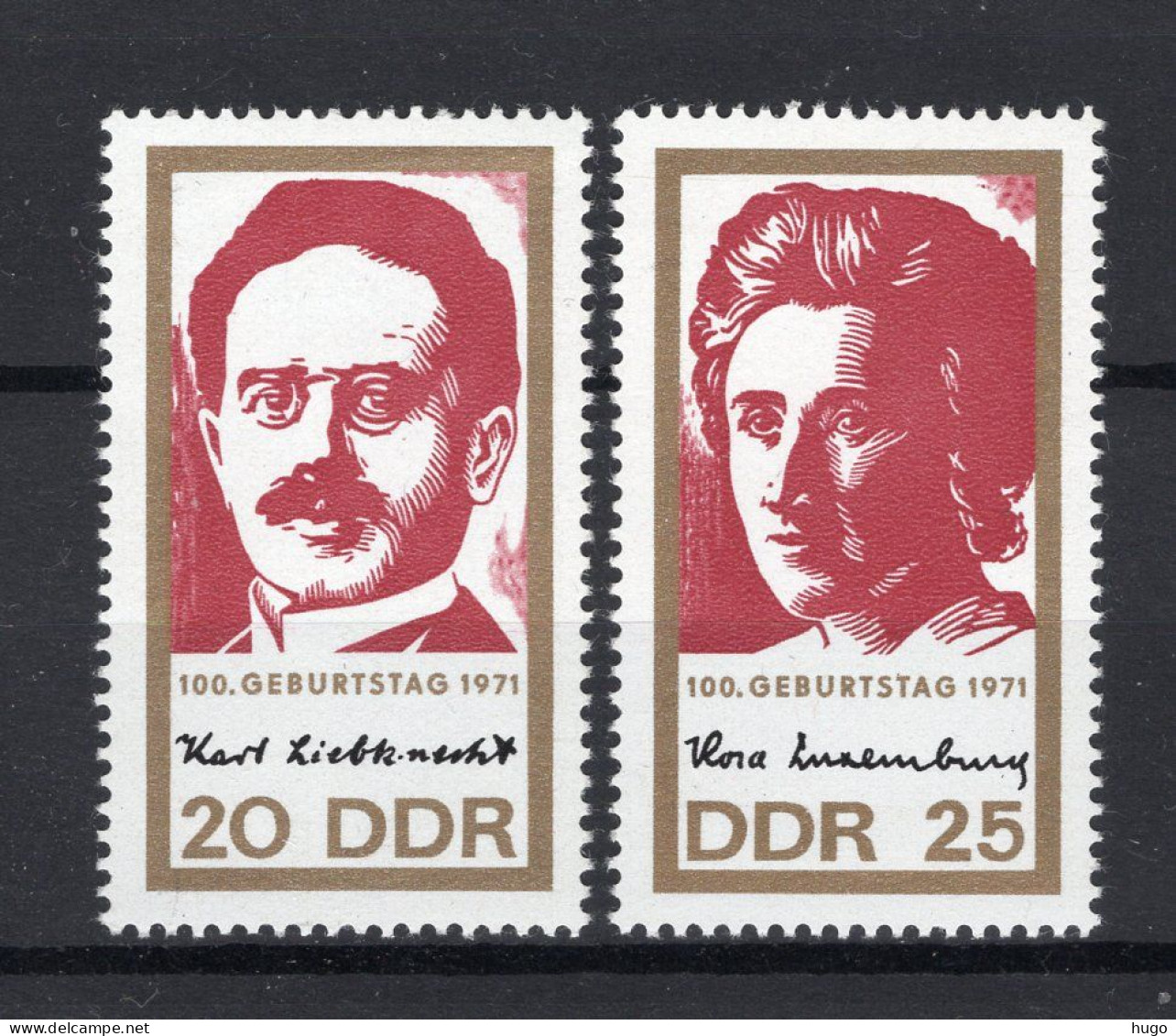 DDR Yt. 1335/1336 MNH 1971 - Unused Stamps