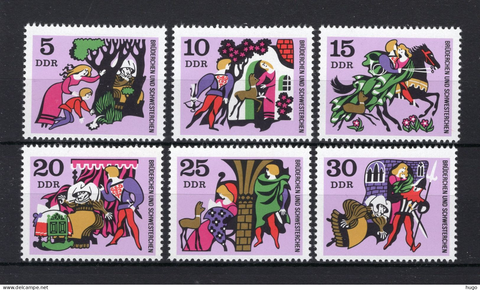 DDR Yt. 1238/1243 MNH 1970 - Ungebraucht