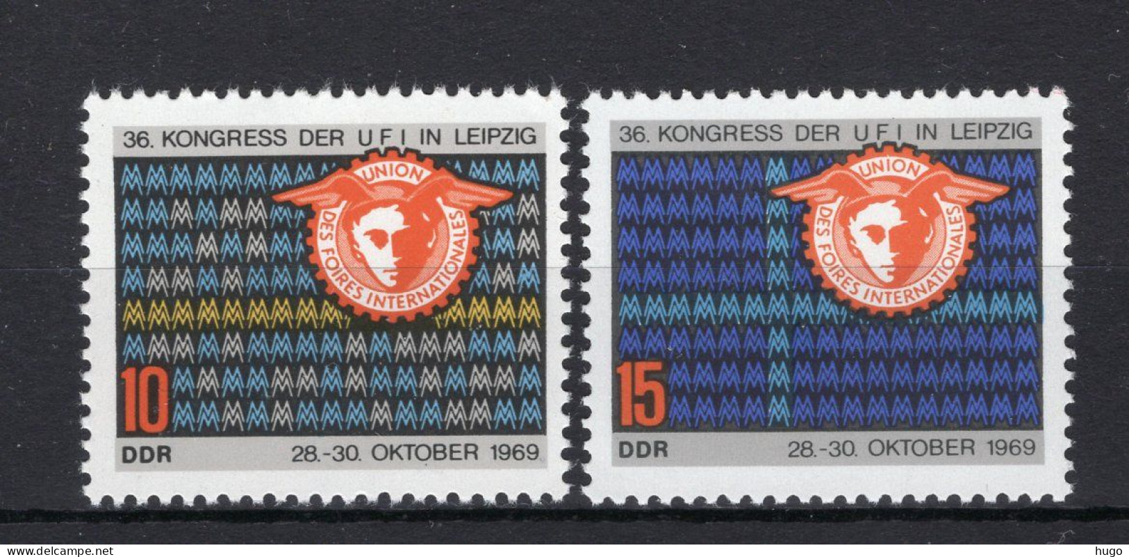 DDR Yt. 1206/1207 MNH 1969 - Nuevos