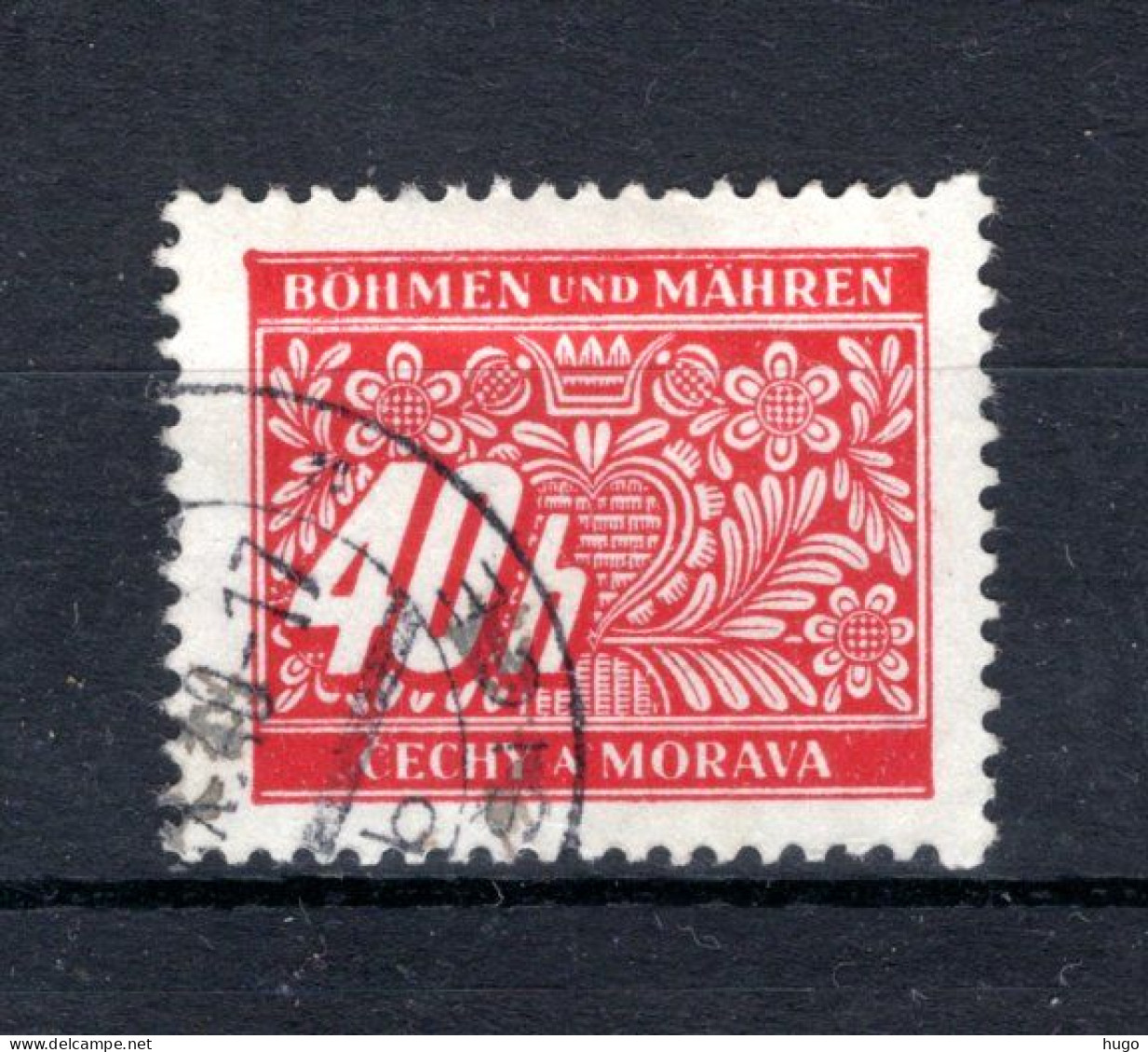 BOHEMEN EN MORAVIE Yt. T5° Gestempeld 1939-1940 - Used Stamps