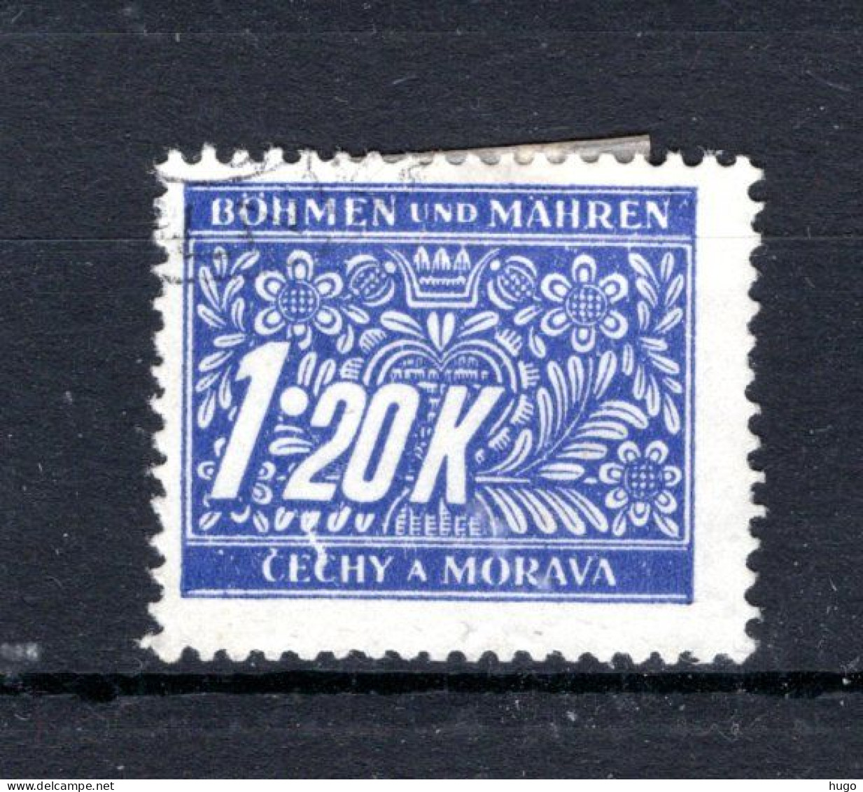 BOHEMEN EN MORAVIE Yt. T10° Gestempeld 1939-1940 - Used Stamps