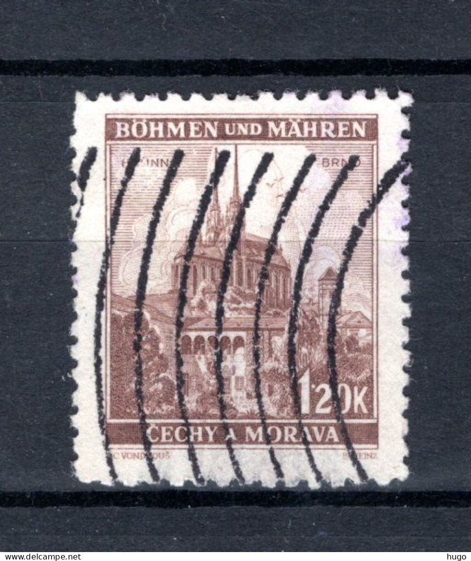 BOHEMEN EN MORAVIE Yt. 49° Gestempeld 1940-1941 - Used Stamps