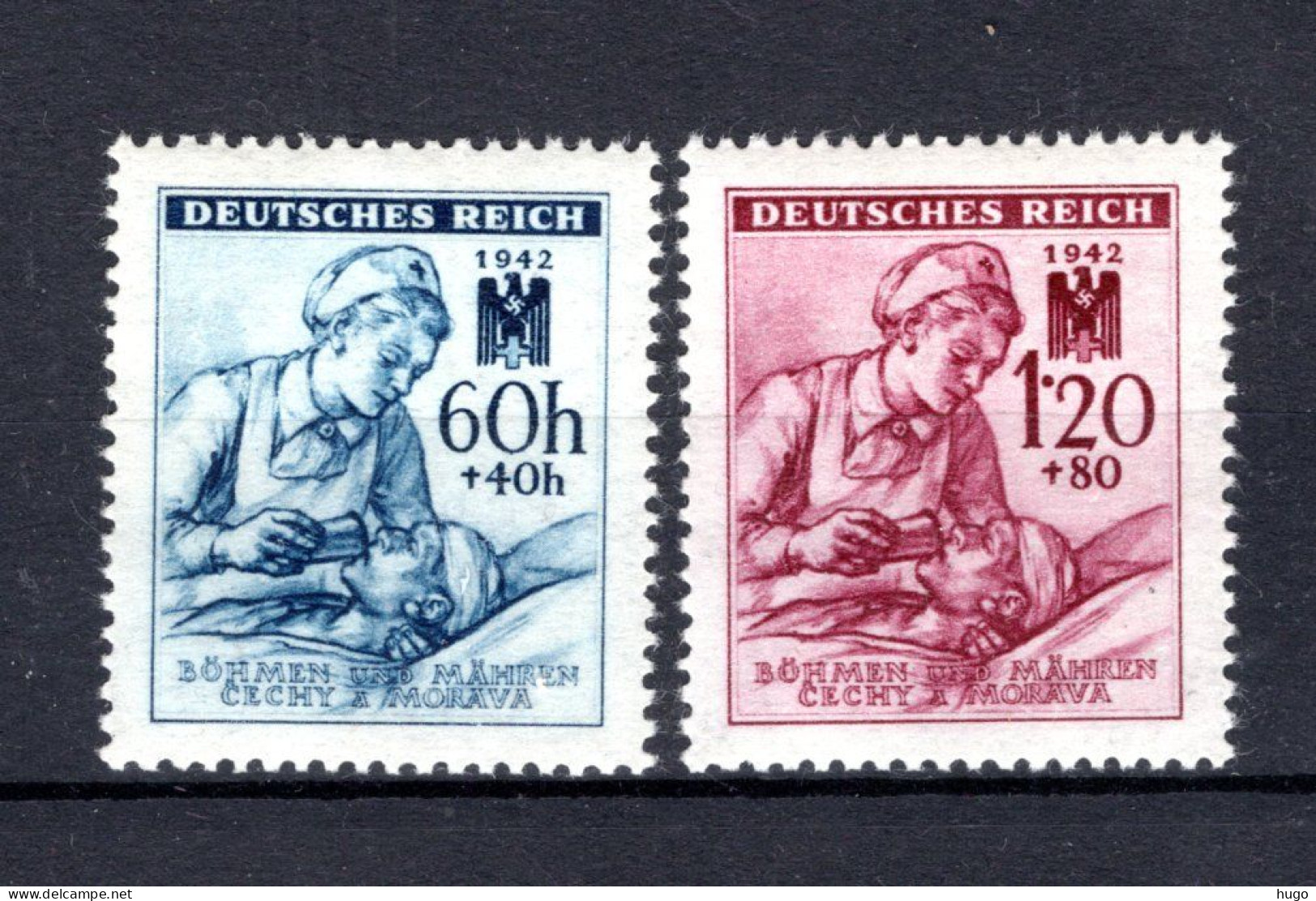 BOHEMEN EN MORAVIE Yt. 99/100 MNH 1942 - Neufs