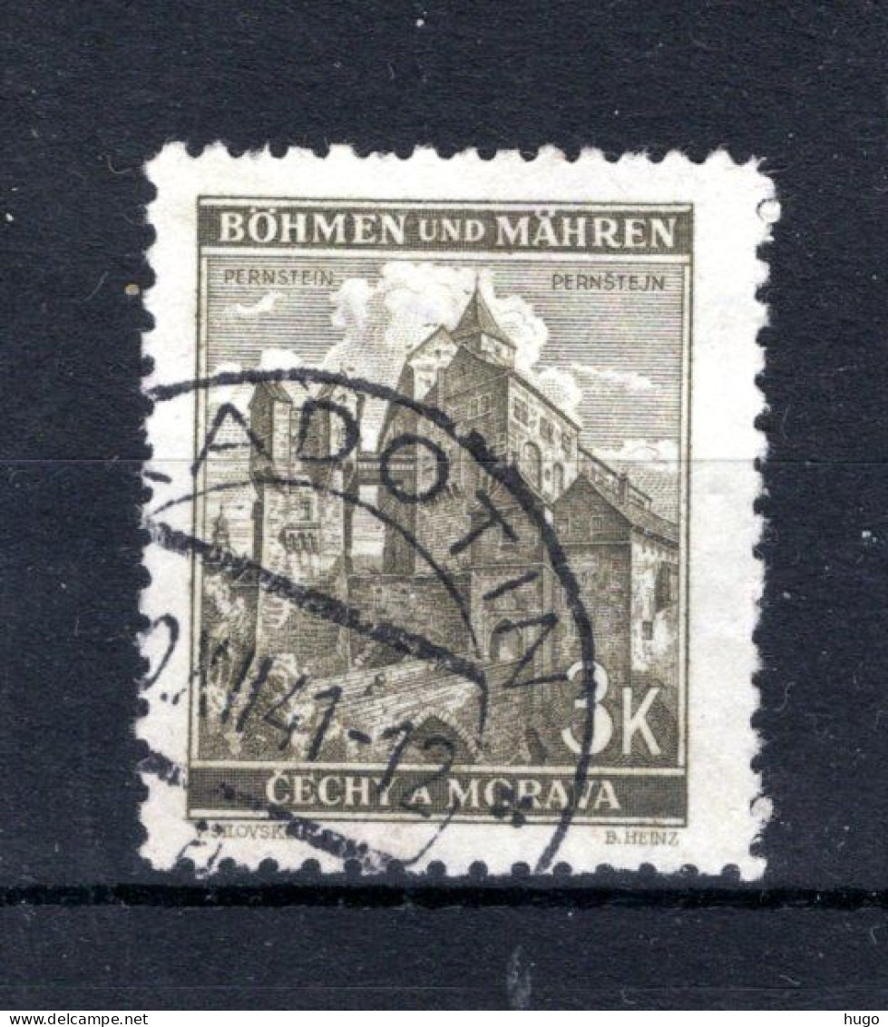 BOHEMEN EN MORAVIE Yt. 55° Gestempeld 1940-1941 - Used Stamps