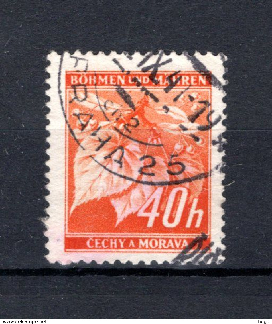 BOHEMEN EN MORAVIE Yt. 42° Gestempeld 1940-1941 - Used Stamps