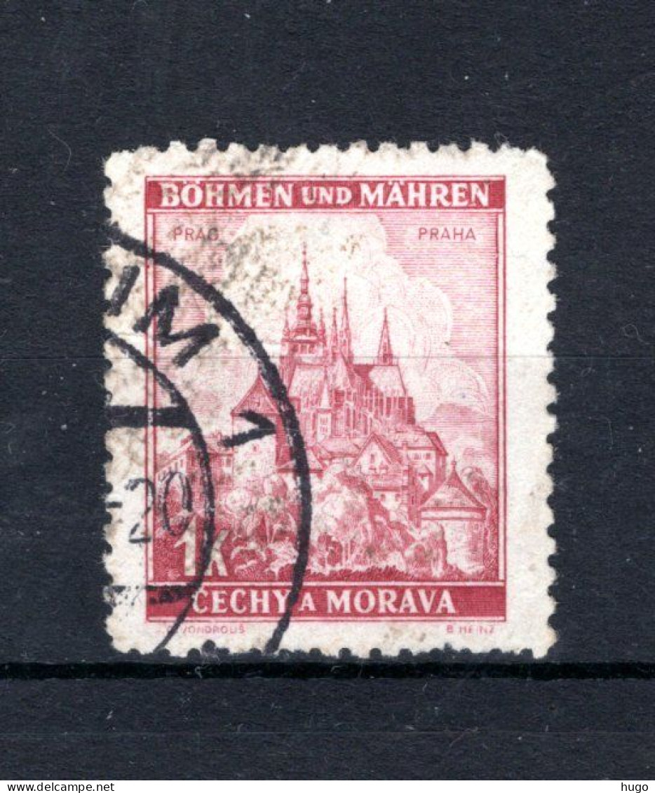 BOHEMEN EN MORAVIE Yt. 28° Gestempeld 1939-1940 - Gebraucht