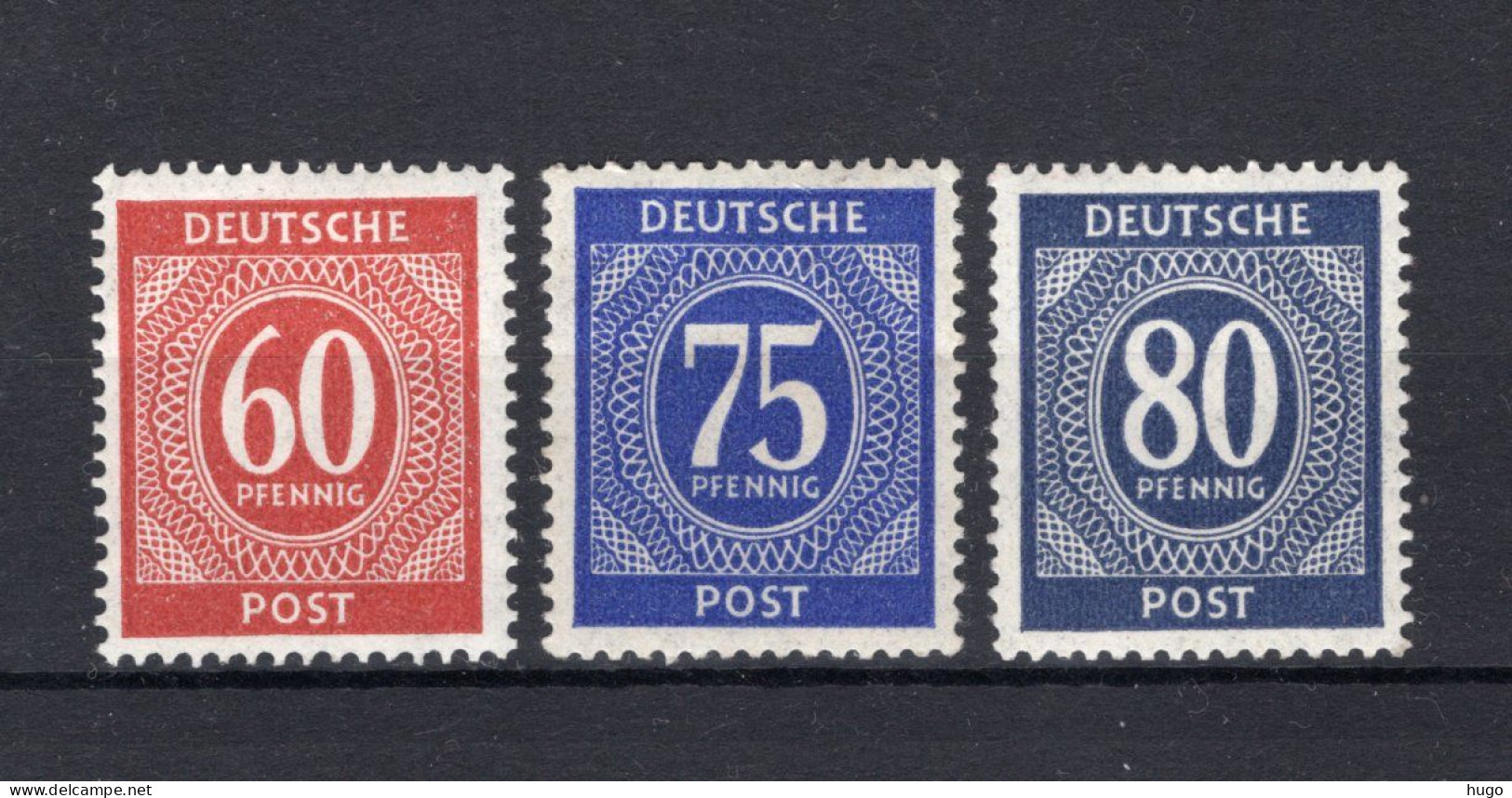 AAS ZONE Yt. TZ23/25 MNH 1945 - Autres & Non Classés