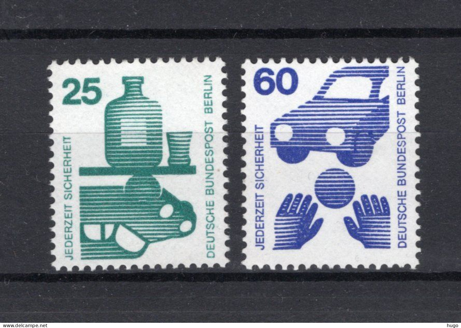 DUITSLAND BERLIN Yt. 379/380 MNH 1971 - Unused Stamps