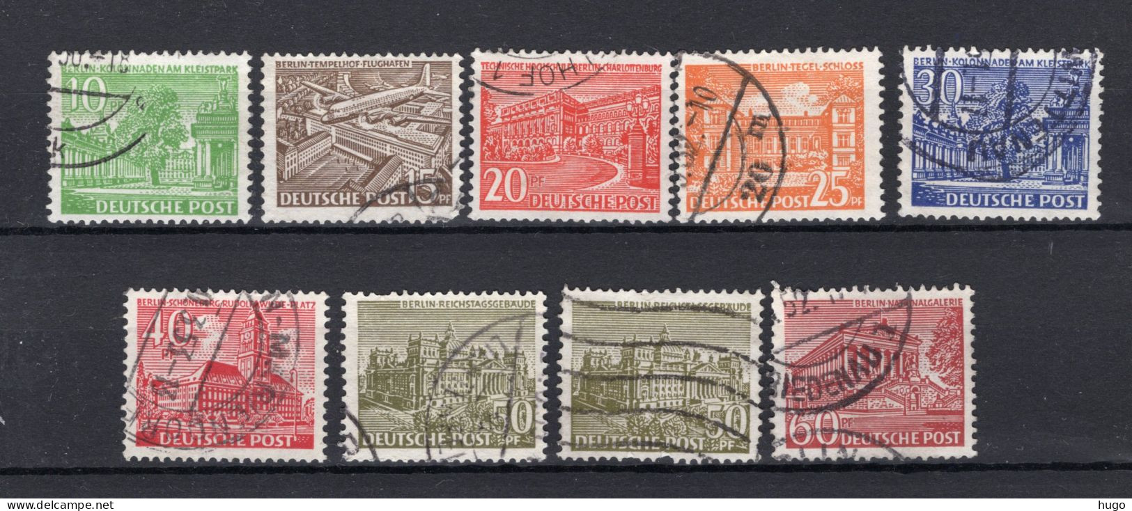 DUITSLAND BERLIN Yt. 33/40° Gestempeld 1949 - Used Stamps
