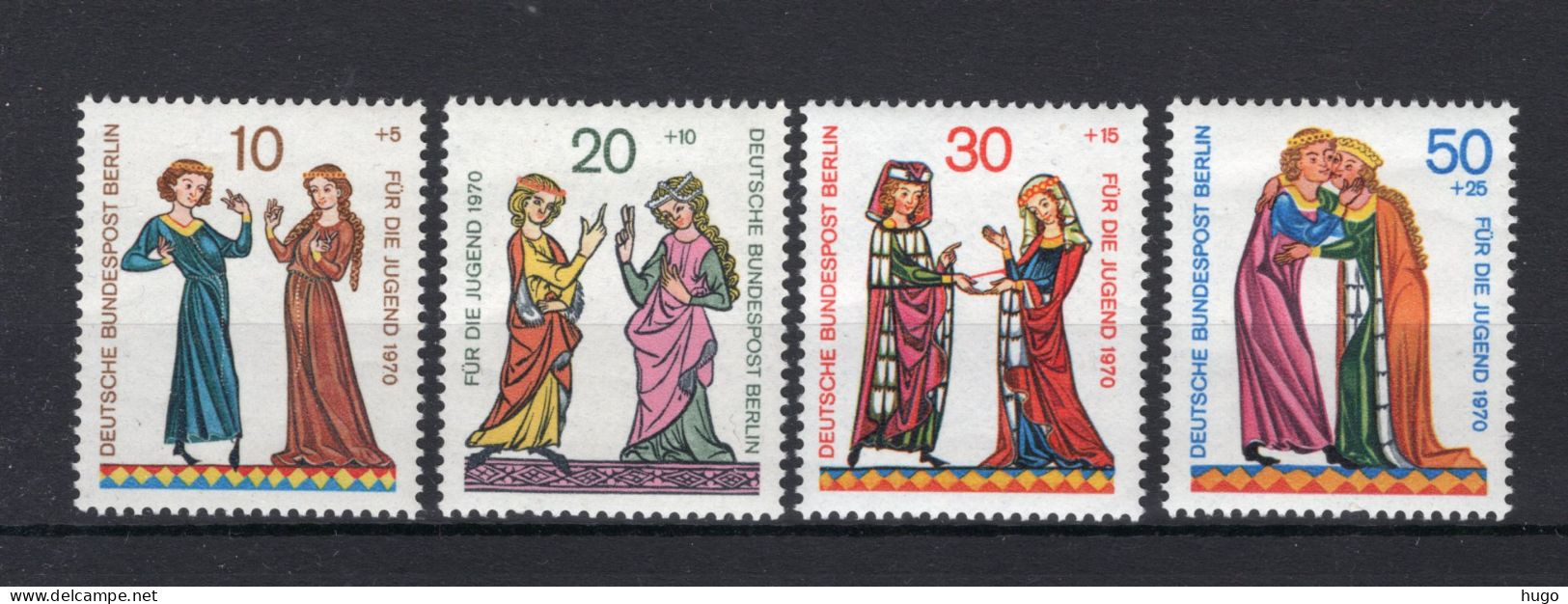 DUITSLAND BERLIN Yt. 329/332 MNH 1970 - Ungebraucht