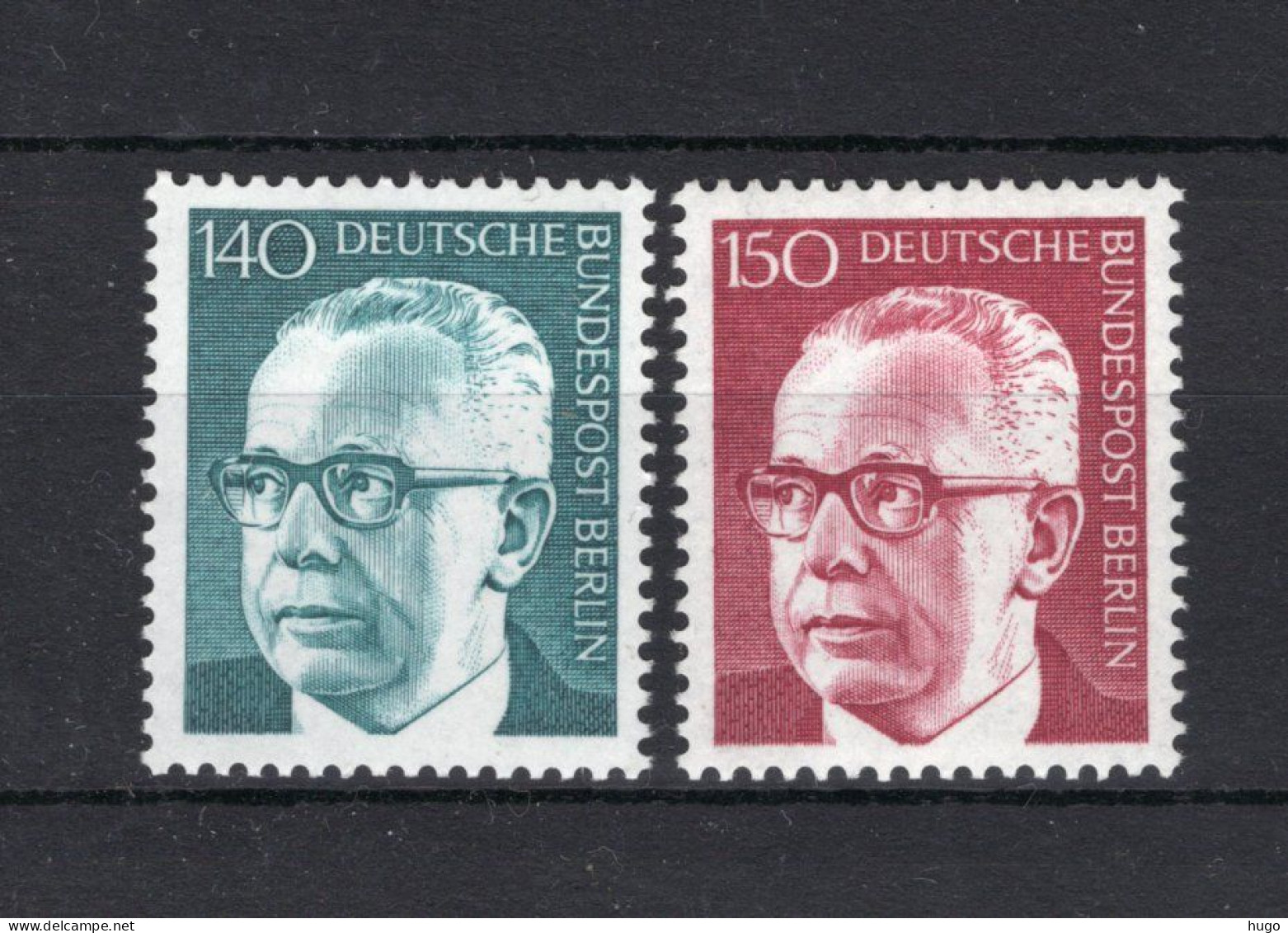 DUITSLAND BERLIN Yt. 351D/351E MNH 1970-1973 - Neufs