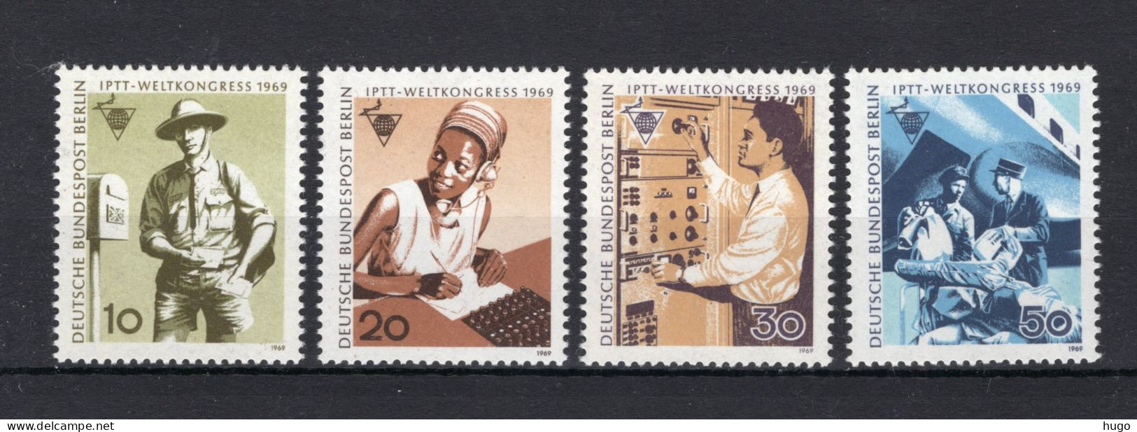 DUITSLAND BERLIN Yt. 314/317 MNH 1969 - Unused Stamps