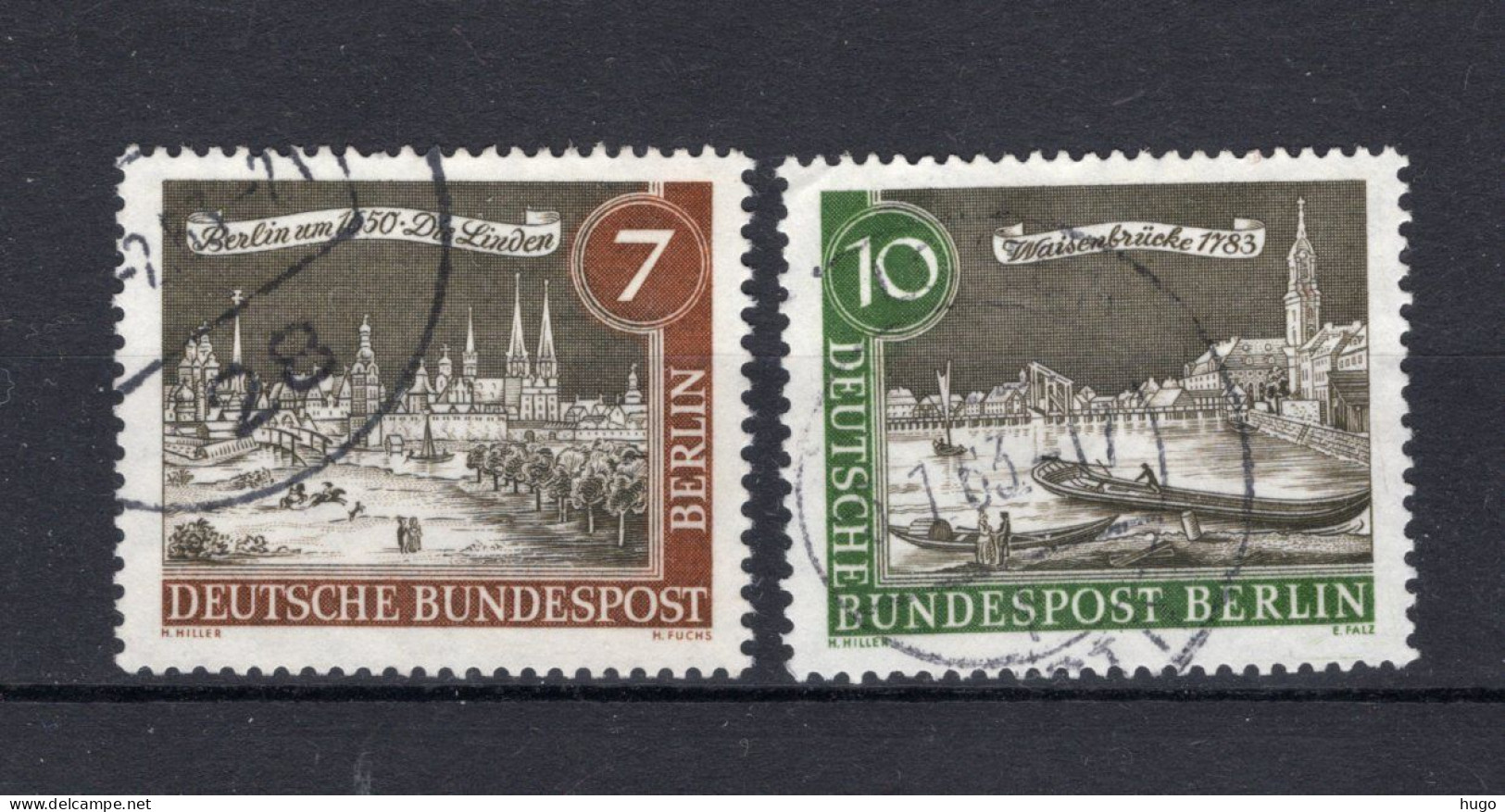 DUITSLAND BERLIN Yt. 196/197° Gestempeld 1962-1963 - Oblitérés