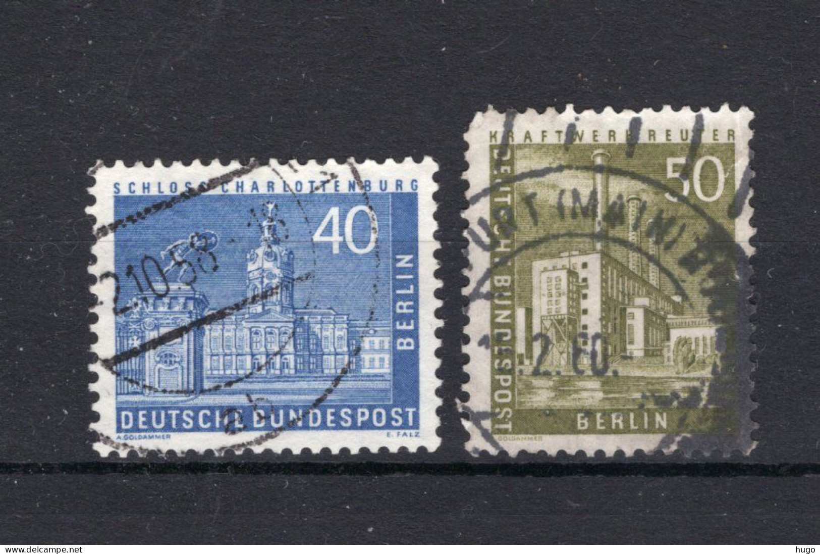 DUITSLAND BERLIN Yt. 132B/133° Gestempeld 1956-1963 - Used Stamps