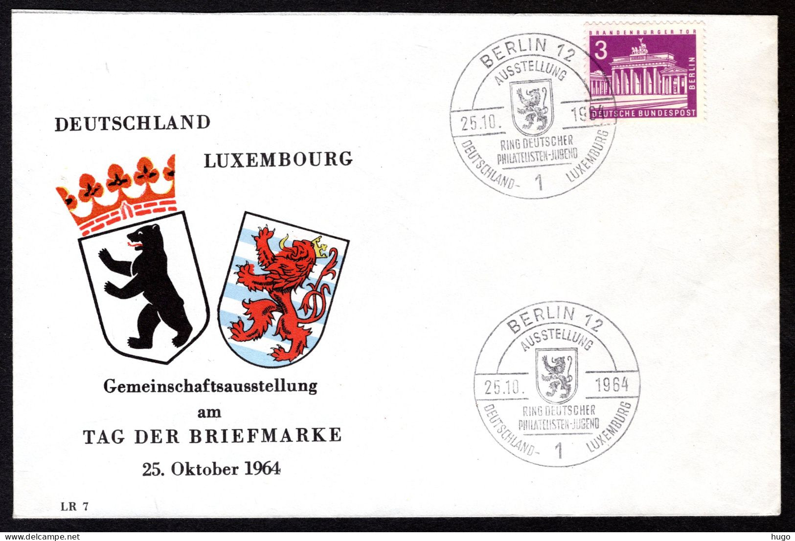 DUITSLAND BERLIN Gemeinscgaftsausstellung 24-10-1964 BERLIN - Covers & Documents