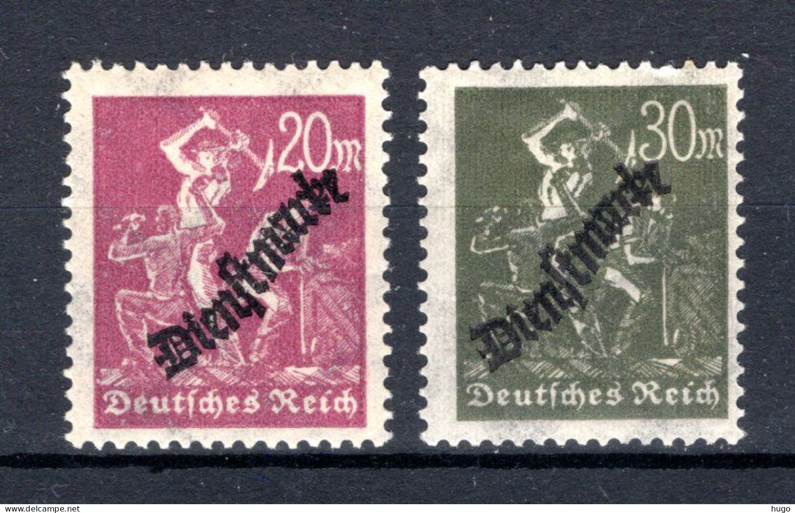 DEUTSCHES REICH Yt. S48/49 MNH** 1923 - Service