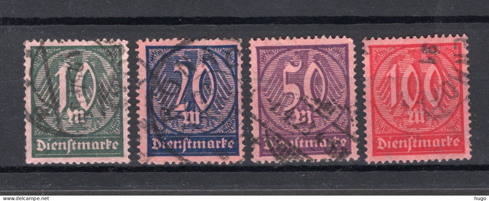 DEUTSCHES REICH Yt. S33/36° Gestempeld Dienstzegel  - Service