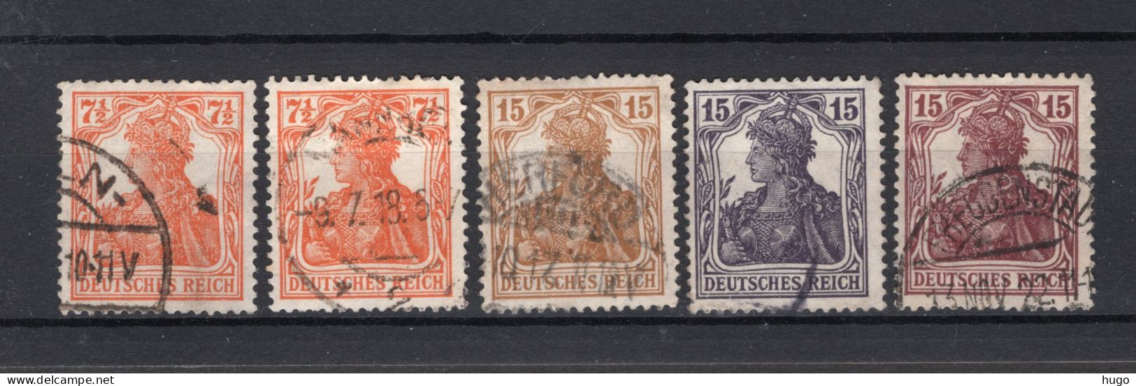 DEUTSCHES REICH Yt. 98/101° Gestempeld  - Used Stamps