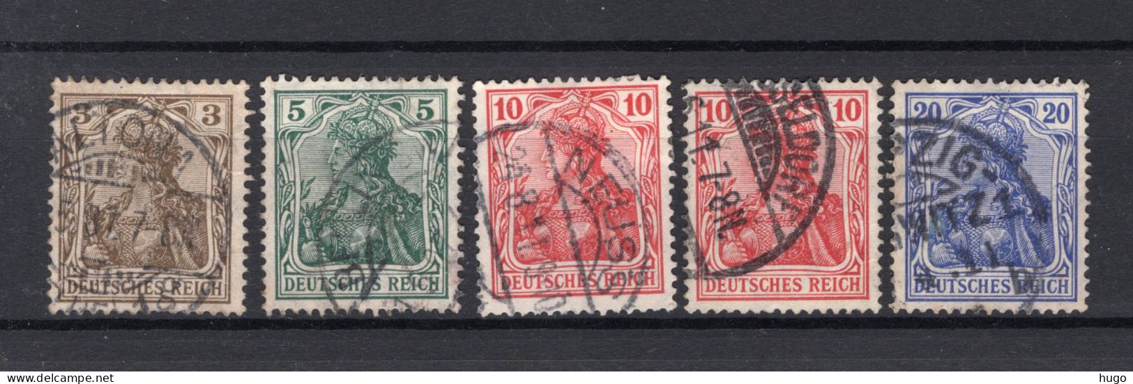 DEUTSCHES REICH Yt. 82/85° Gestempeld  - Used Stamps