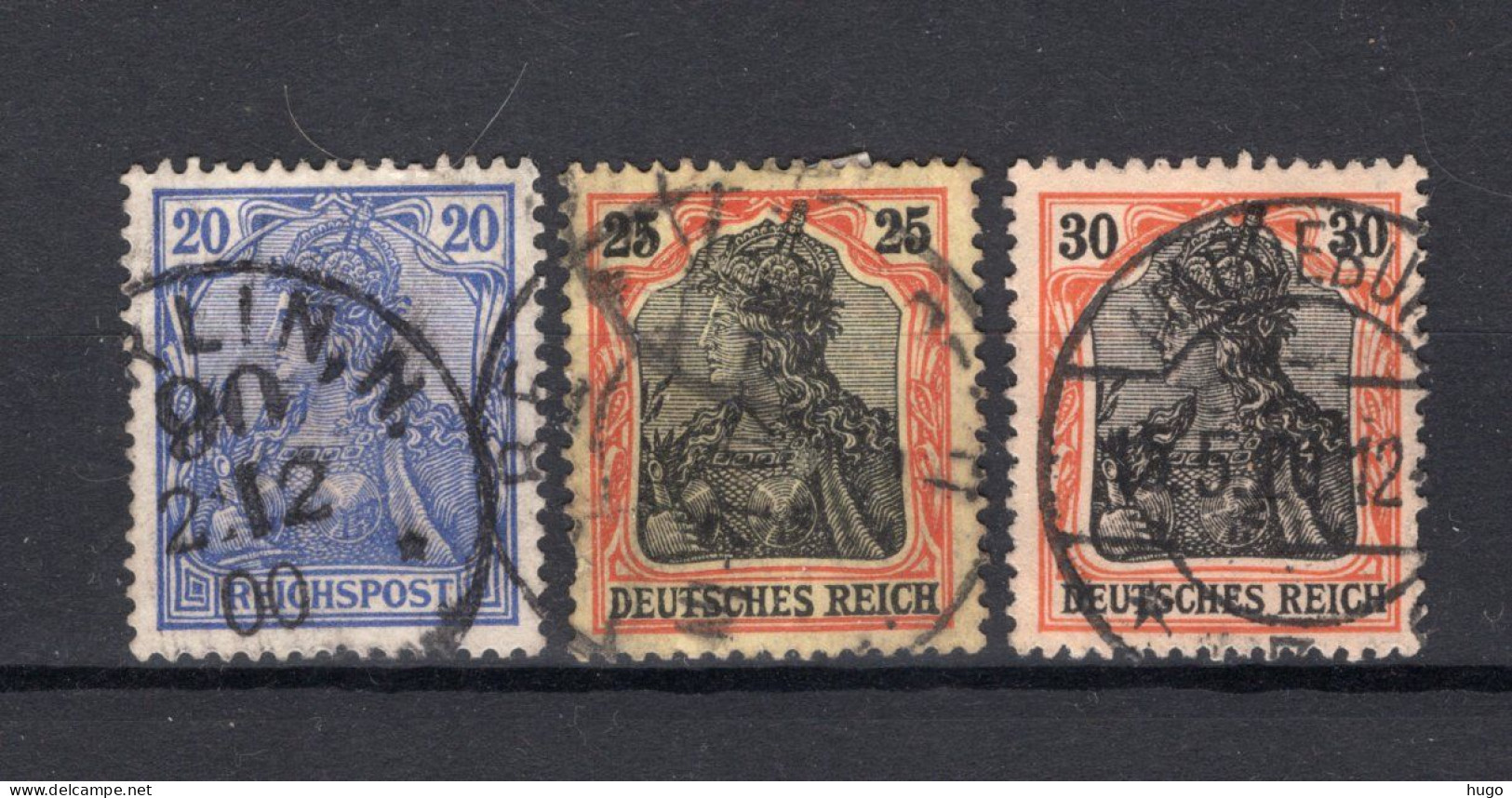 DEUTSCHES REICH Yt. 70/72° Gestempeld  - Used Stamps