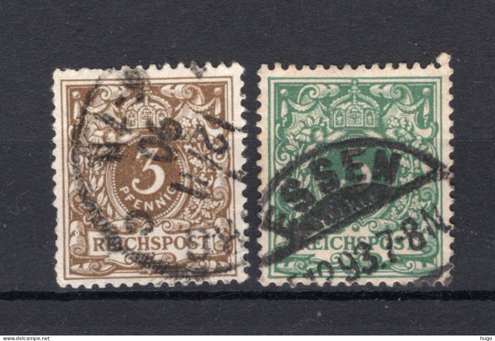 DEUTSCHES REICH Yt. 45/46° Gestempeld  - Used Stamps